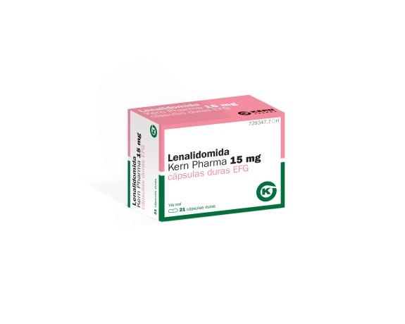 LENALIDOMIDA KERN PHARMA 15 mg CÁPSULAS DURAS