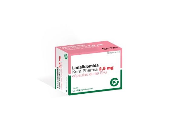 LENALIDOMIDA KERN PHARMA 2,5 mg CÁPSULAS DURAS