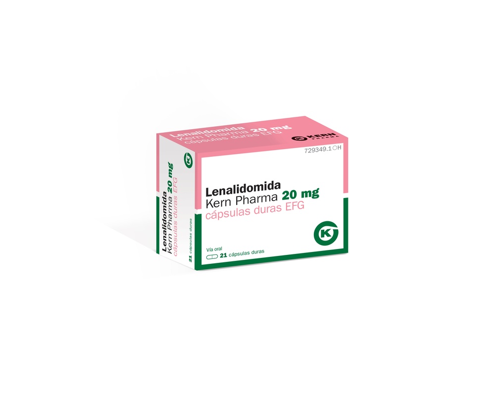 LENALIDOMIDA KRKA 20 mg CÁPSULAS DURAS