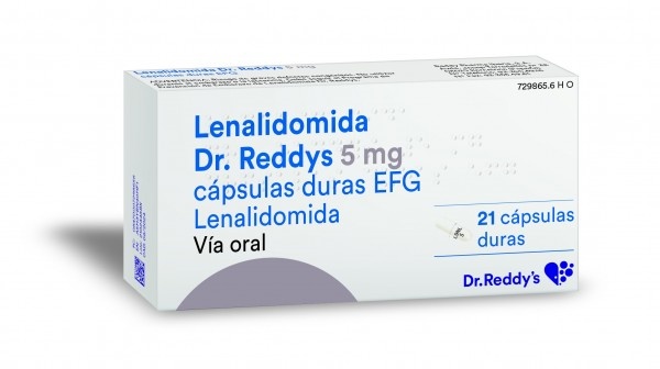 LENALIDOMIDA SUN 5 mg CÁPSULAS DURAS