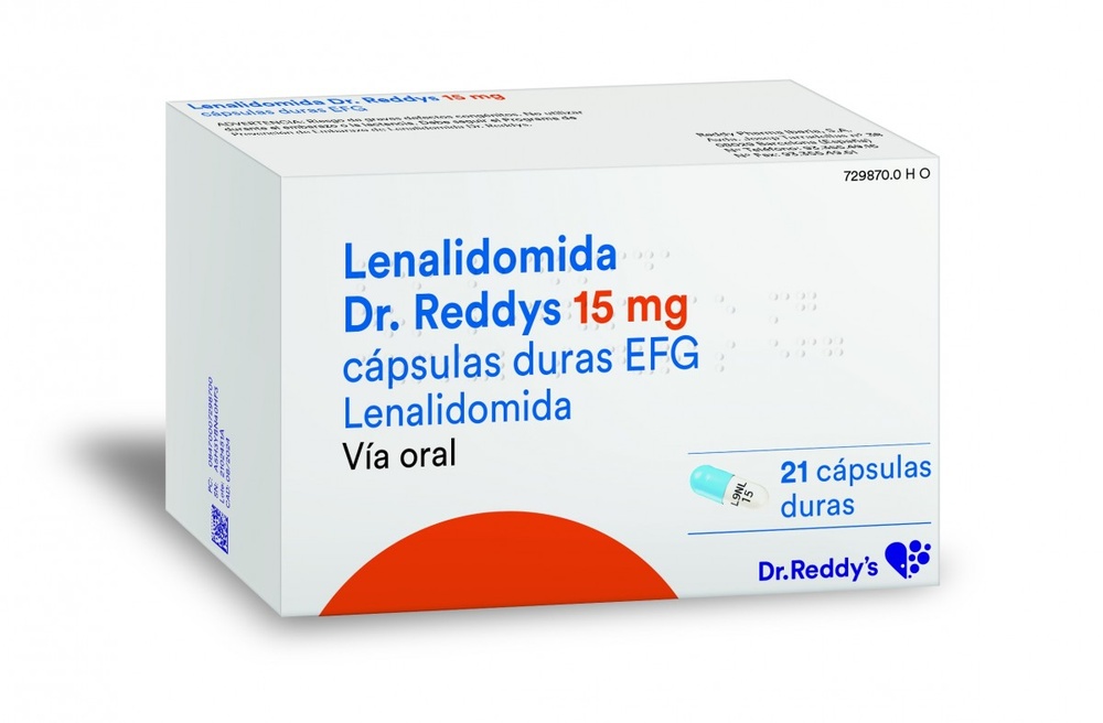 LENALIDOMIDA TECNIGEN 15 mg CÁPSULAS DURAS