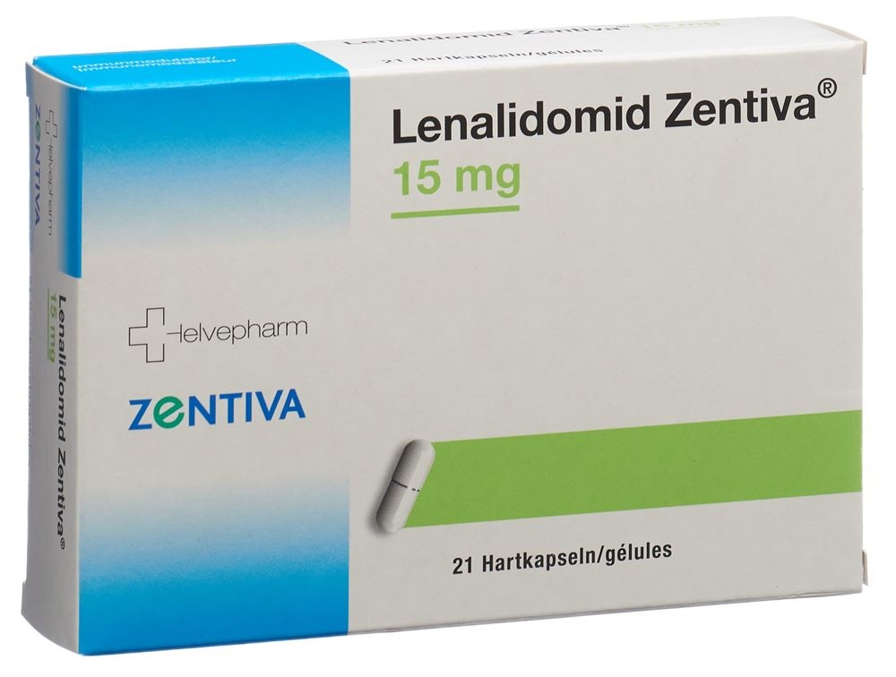 LENALIDOMIDA Zentiva 15 mg CÁPSULAS DURAS