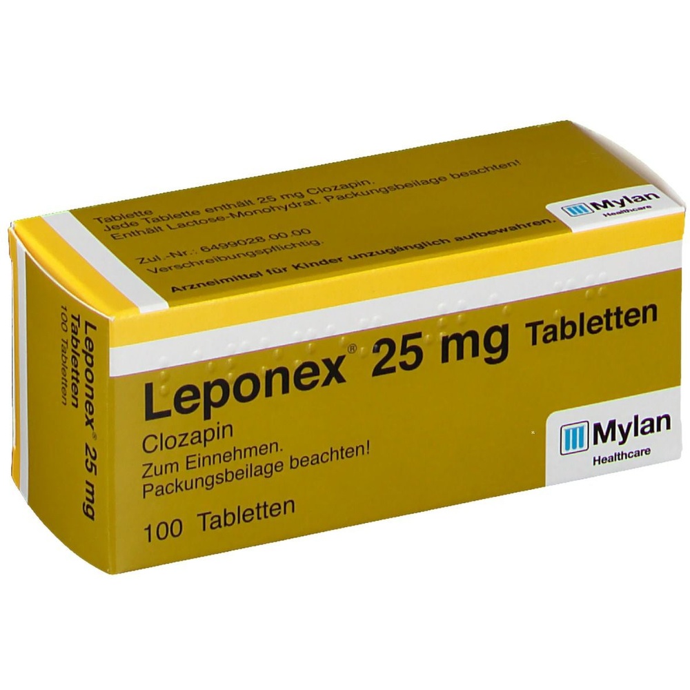 LEPONEX 25 mg COMPRIMIDOS