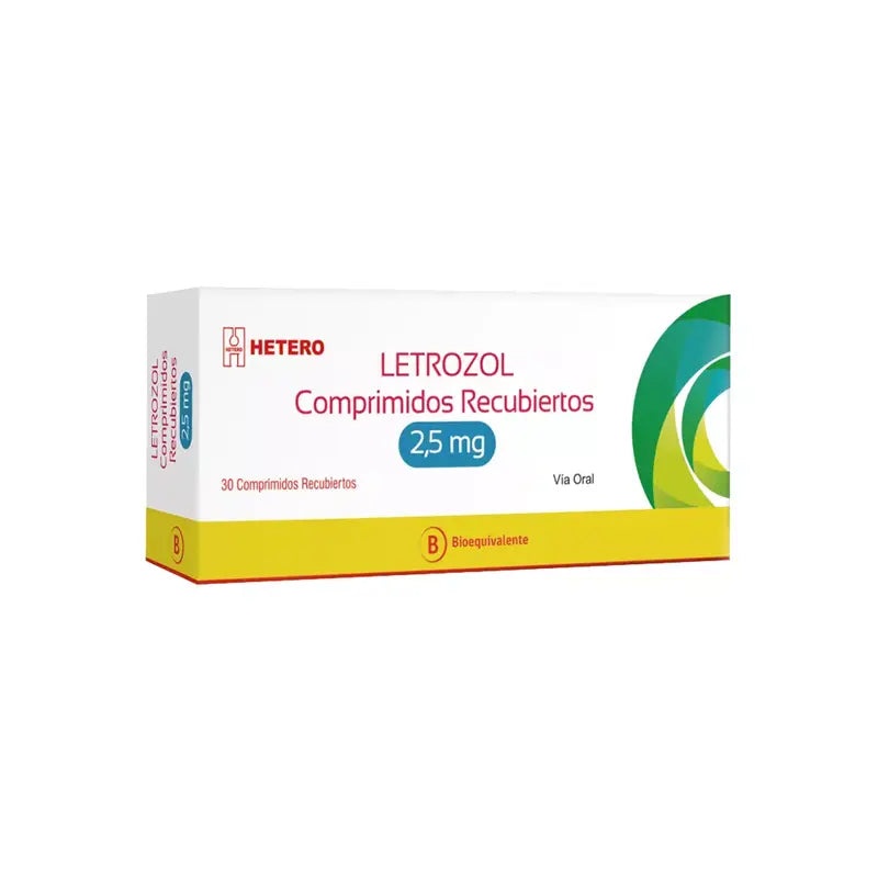 LETROZOL AUROVITAS 2,5 mg COMPRIMIDOS REVESTIDOS POR PELÍCULA