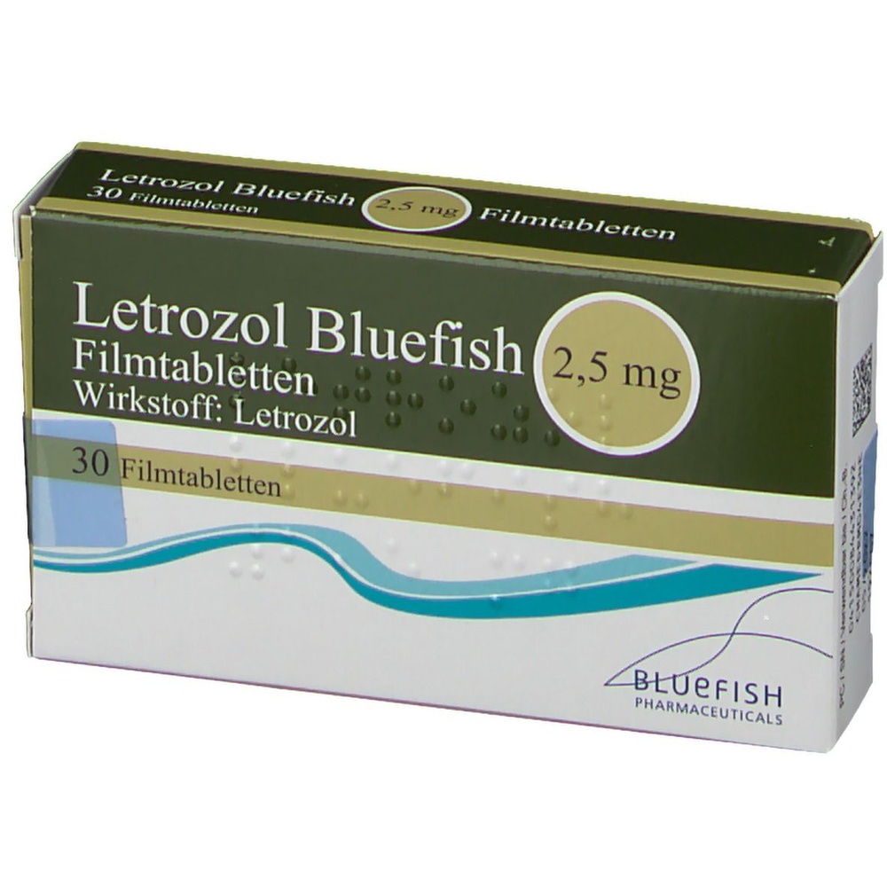 LETROZOL BLUEFISH 2,5 mg COMPRIMIDOS REVESTIDOS POR PELÍCULA