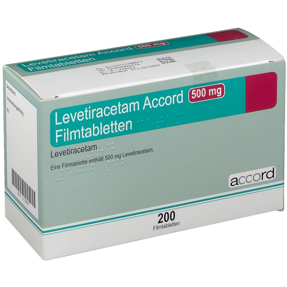 LEVETIRACETAM ACCORD 500 mg COMPRIMIDOS REVESTIDOS POR PELÍCULA