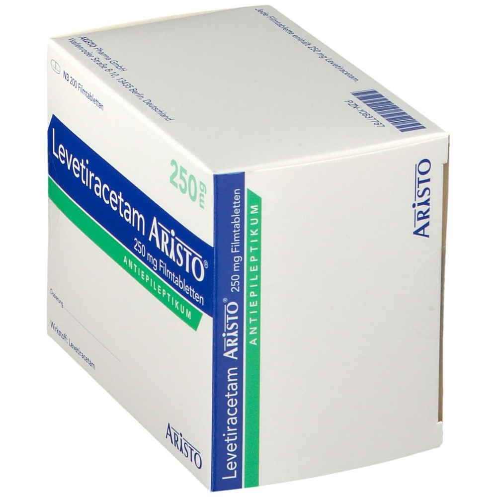 LEVETIRACETAM ARISTO 250 mg COMPRIMIDOS REVESTIDOS POR PELÍCULA