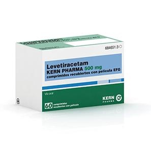 LEVETIRACETAM KERN PHARMA 500 mg COMPRIMIDOS REVESTIDOS POR PELÍCULA