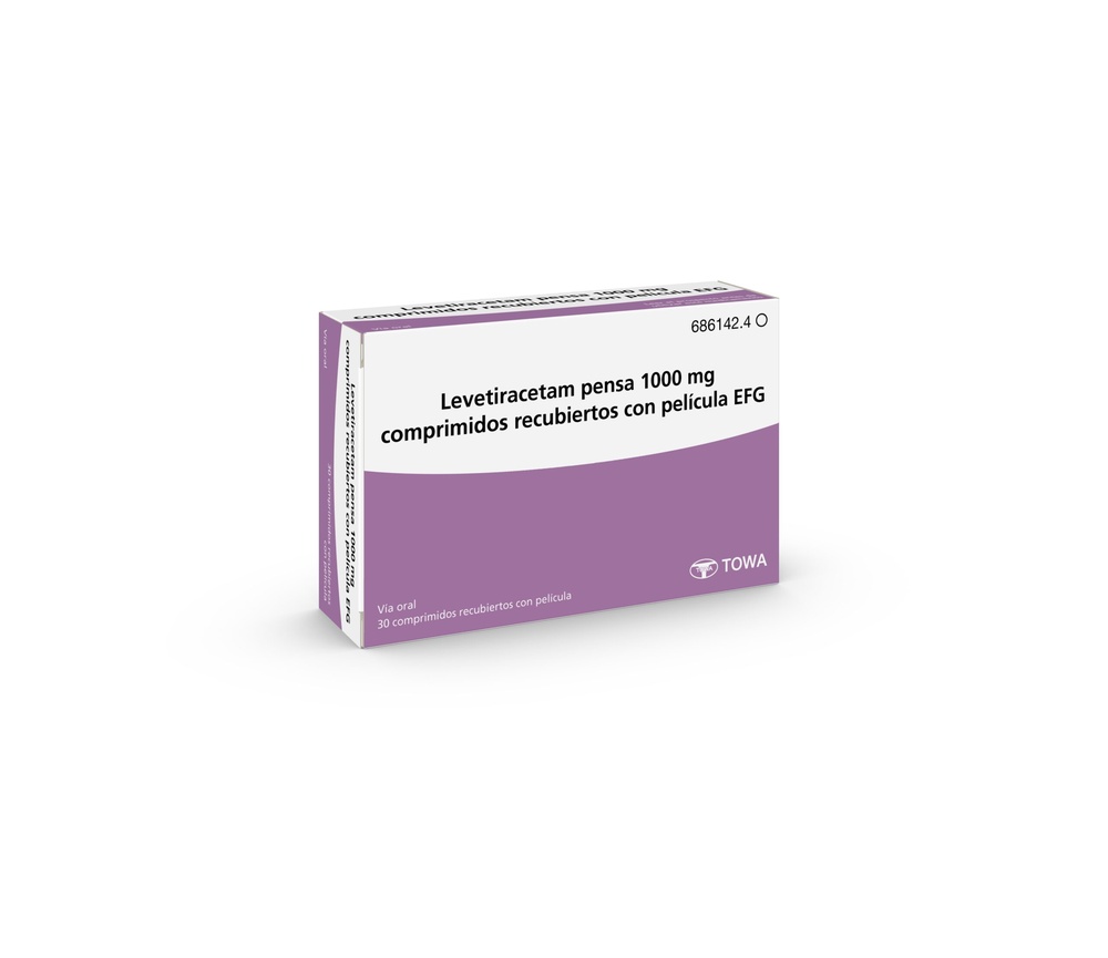 LEVETIRACETAM RATIOPHARM 1000 mg COMPRIMIDOS REVESTIDOS POR PELÍCULA