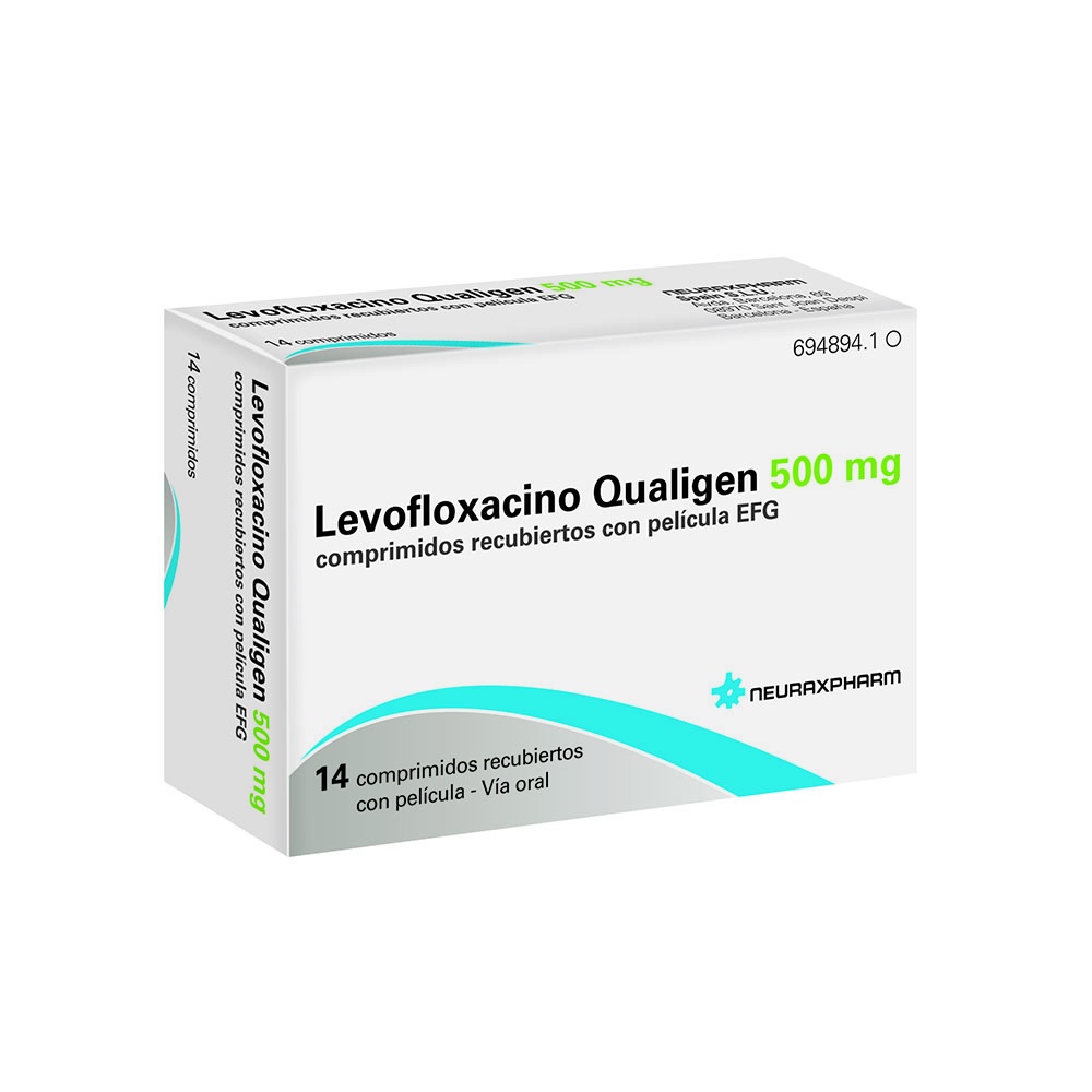LEVOFLOXACINA QUALIGEN 500 mg COMPRIMIDOS REVESTIDOS POR PELÍCULA