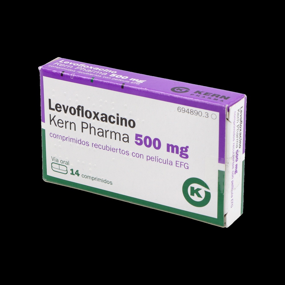 LEVOFLOXACINO VIR 500 mg COMPRIMIDOS REVESTIDOS POR PELÍCULA