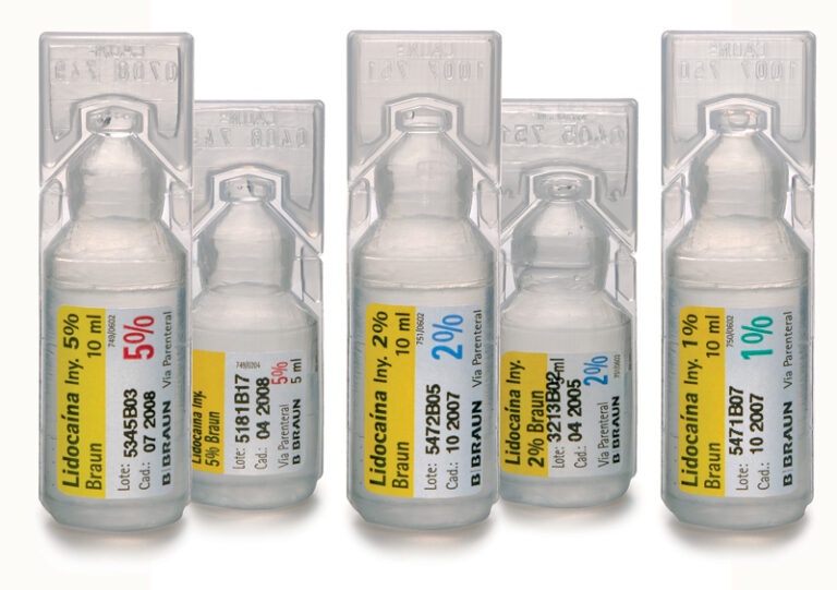 LIDOCAÍNA B. BRAUN 20 mg/ml solução injetável