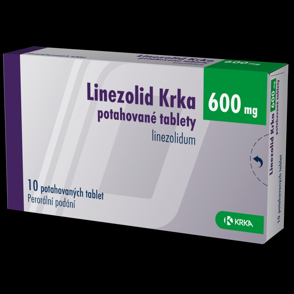 LINEZOLID KRKA 600 mg COMPRIMIDOS REVESTIDOS POR PELÍCULA
