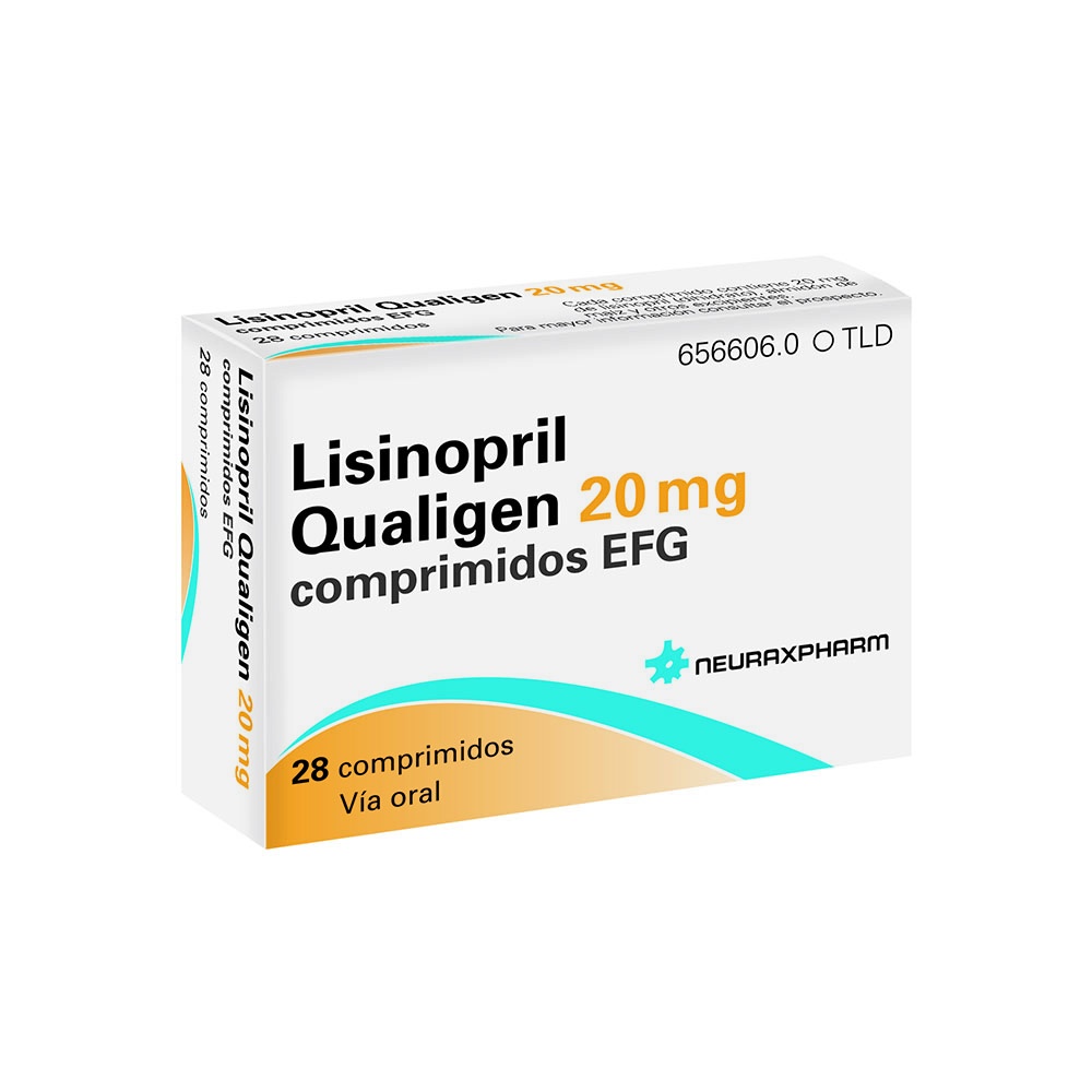 LISINOPRIL QUALIGEN 20 mg COMPRIMIDOS