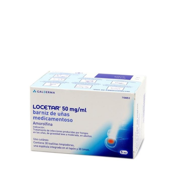 LOCETAR 50 MG/ML VERNIZ DE UNHAS MEDICAMENTOSO