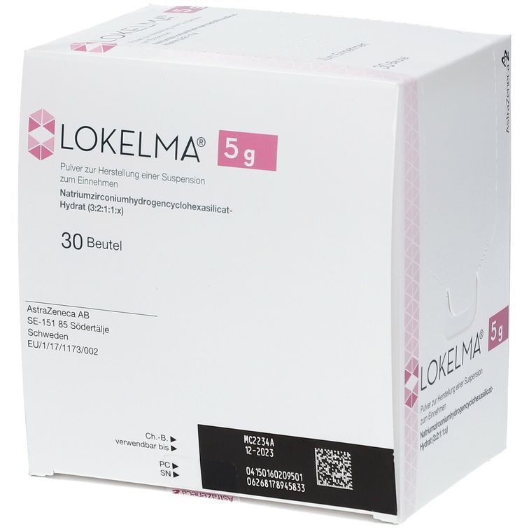 LOKELMA 5 g PÓ PARA SUSPENSÃO ORAL