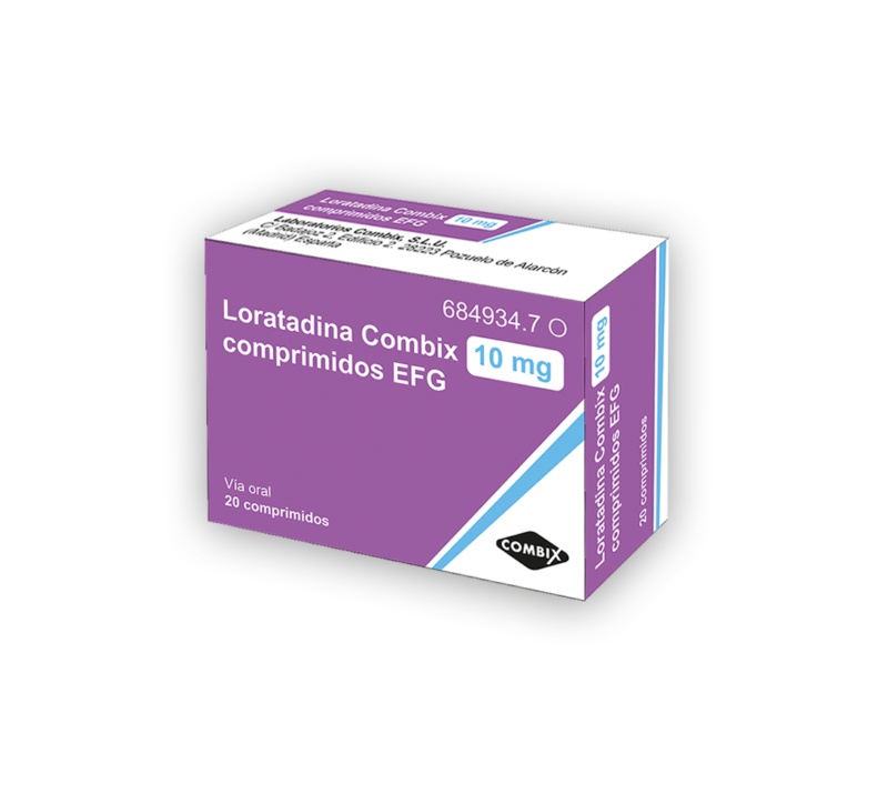 LORATADINA COMBIX 10 mg COMPRIMIDOS