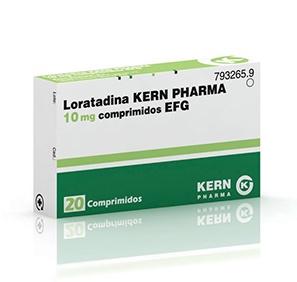 LORATADINA KERN PHARMA 10 mg COMPRIMIDOS