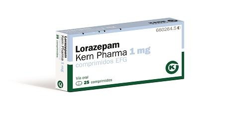 LORAZEPAM KERN PHARMA 1 mg COMPRIMIDOS