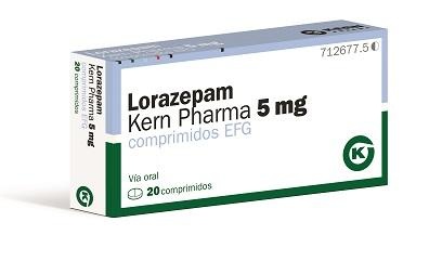 LORAZEPAM KERN PHARMA 5 mg COMPRIMIDOS