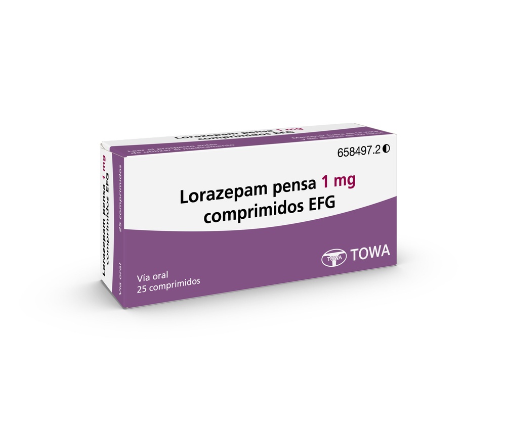 LORMETAZEPAM PENSA 1 mg COMPRIMIDOS