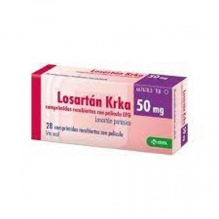 LOSARTAN KRKA 50 mg COMPRIMIDOS REVESTIDOS POR PELÍCULA