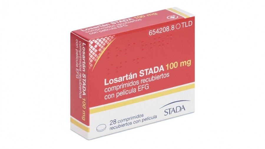 LOSARTAN STADAFARMA 100 mg COMPRIMIDOS REVESTIDOS POR PELÍCULA
