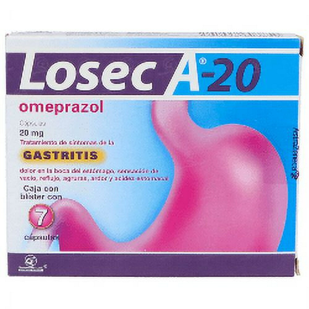 LOSEC 20 mg CÁPSULAS DURAS GASTRORRESISTENTES
