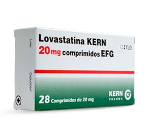 LOVASTATINA KERN PHARMA 20 mg COMPRIMIDOS