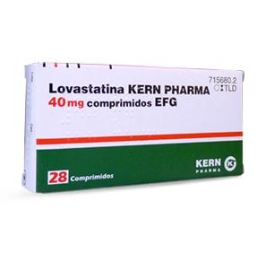 LOVASTATINA KERN PHARMA 40 mg COMPRIMIDOS