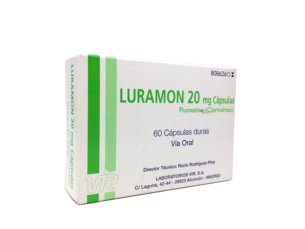 LURAMON 20 mg CÁPSULAS DURAS