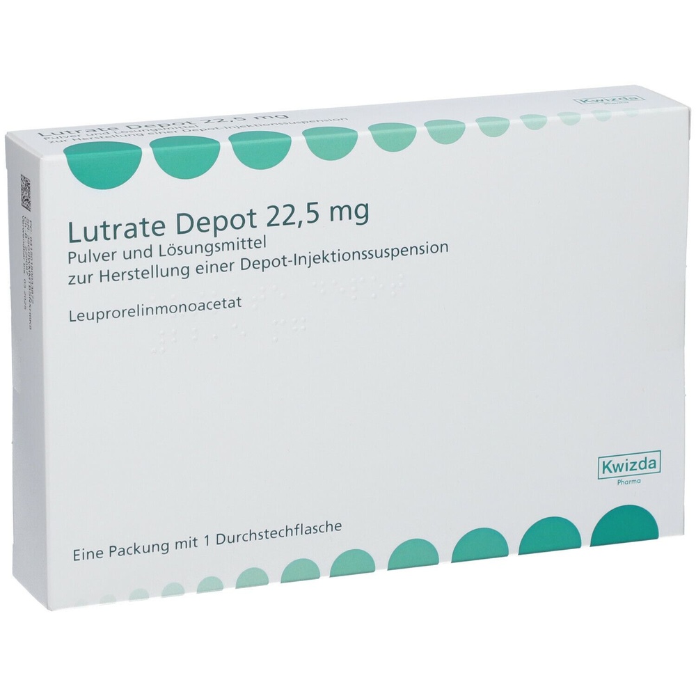 LUTRATE DEPOT TRIMESTRAL 22,5 mg PÓ E SOLVENTE PARA SUSPENSÃO INJETÁVEL DE LIBERTAÇÃO PROLONGADA