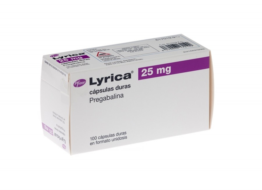 LYRICA 25 mg CÁPSULAS DURAS