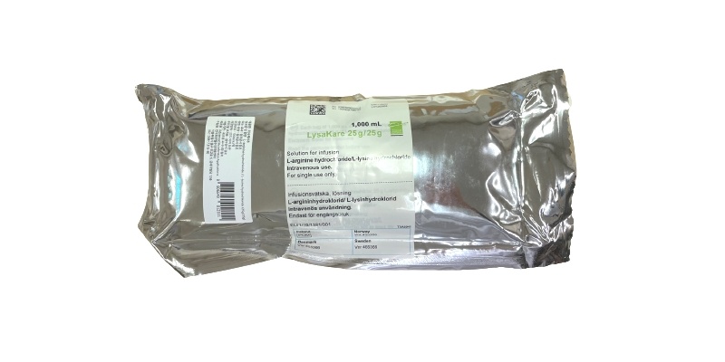 LYSAKARE 25 G/25 G SOLUÇÃO PARA PERFUSÃO