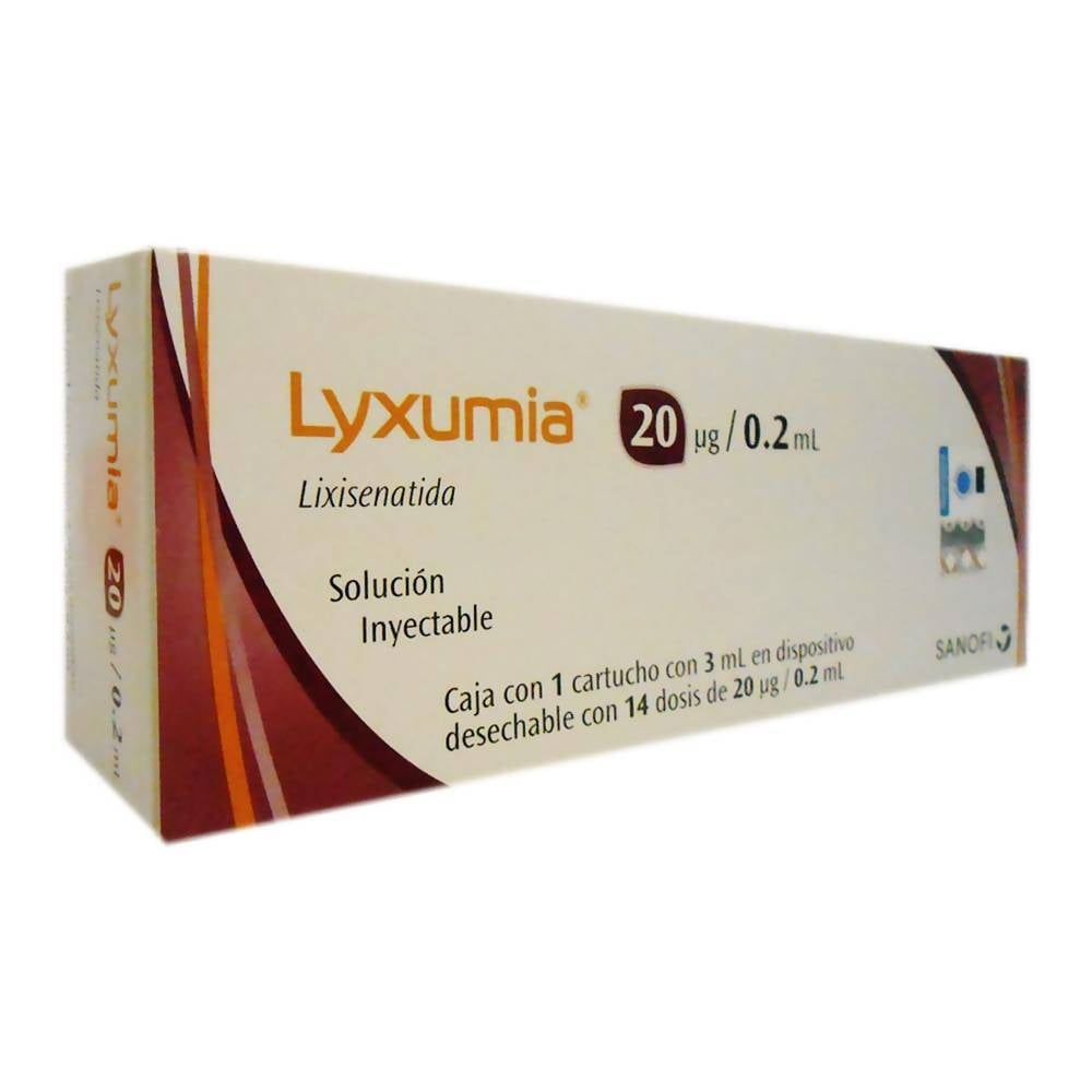 LYXUMIA 20 microgramas solução injetável