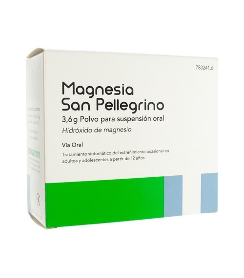 MAGNÉSIA SAN PELLEGRINO 3,6 g PÓ PARA SUSPENSÃO ORAL