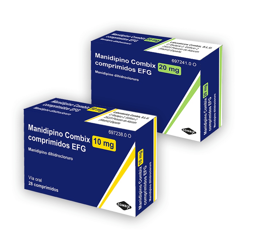MANIDIPINO COMBIX 10 mg COMPRIMIDOS