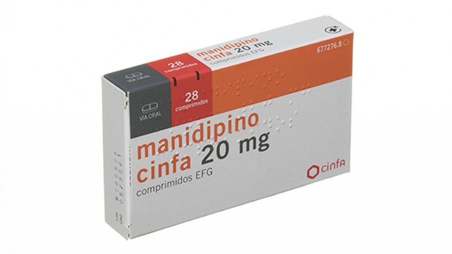 MANIDIPINA VIR 20 mg COMPRIMIDOS