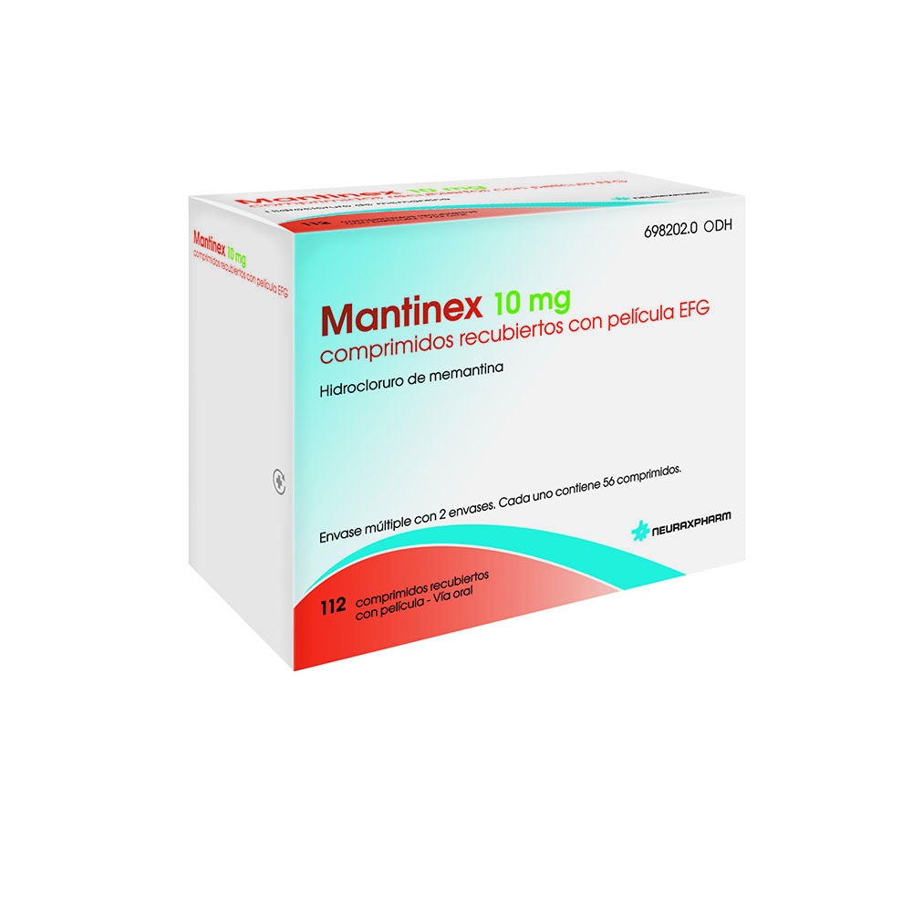MANTINEX 10 mg COMPRIMIDOS REVESTIDOS POR PELÍCULA