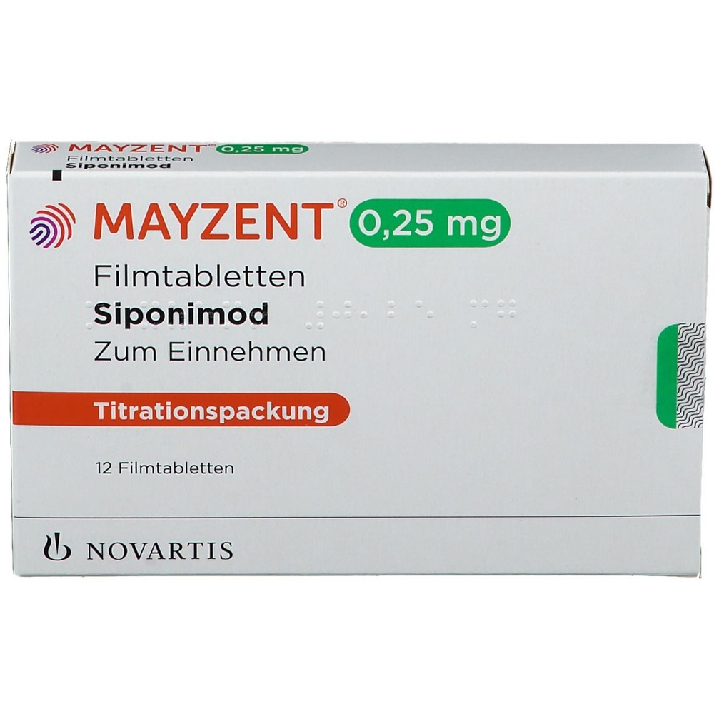 MAYZENT 0,25 mg COMPRIMIDOS REVESTIDOS POR PELÍCULA