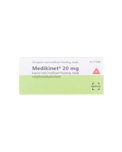 MEDIKINET 20 mg CÁPSULAS DURAS DE LIBERTAÇÃO MODIFICADA