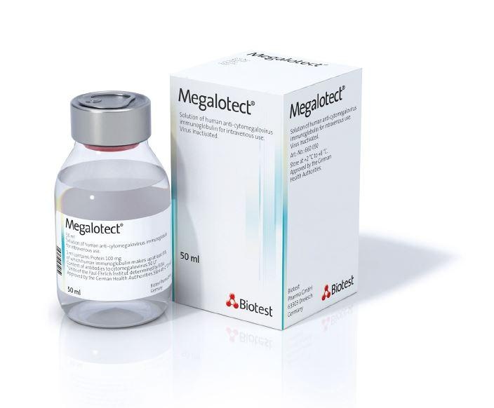MEGALOTECT 100 U/mL SOLUÇÃO PARA PERFUSÃO