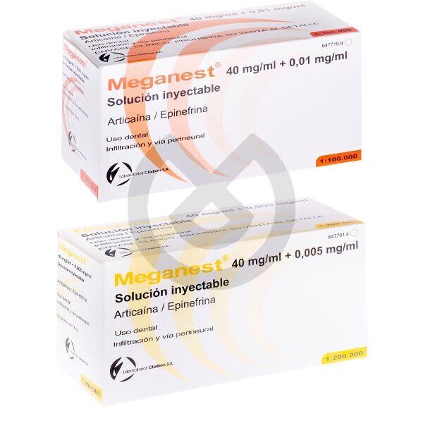 MEGANEST 40 mg/mL + 10 microgramas/mL Solução Injectável