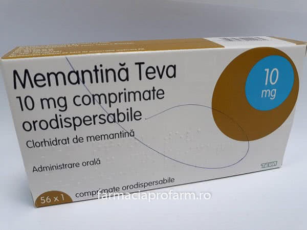 MEMANTINA TEVA 10 mg COMPRIMIDOS ORODISPERSÍVEIS
