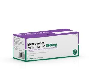 MEROPENEM KERN PHARMA 500 mg PÓ PARA SOLUÇÃO INJETÁVEL E PARA PERFUSÃO