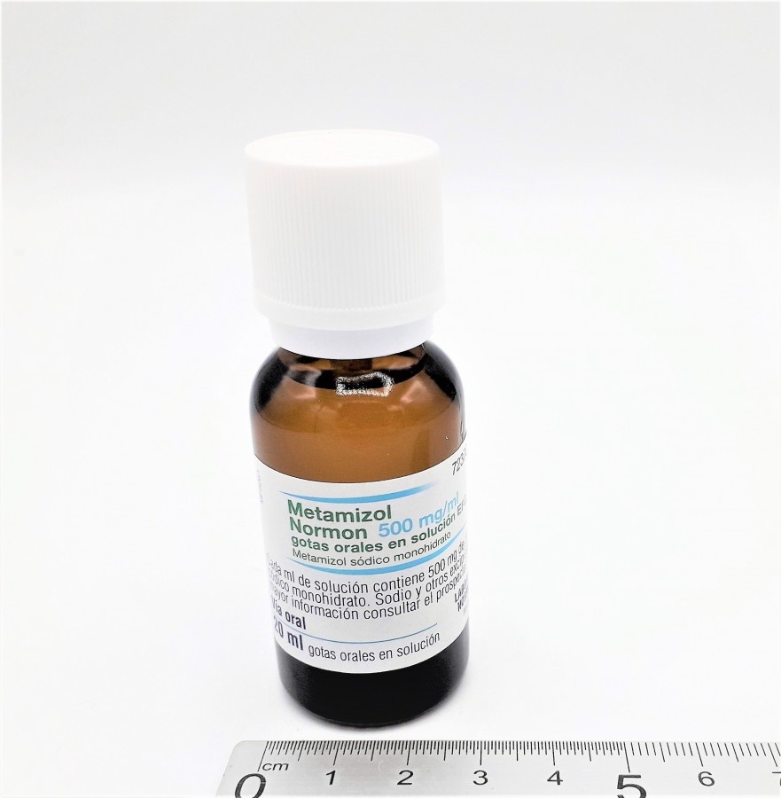 METAMIZOL NORMON 500 mg/ml GOTAS ORAIS EM SOLUÇÃO
