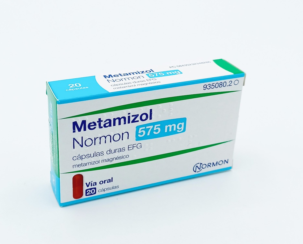 METAMIZOL NORMON 575 mg CÁPSULAS