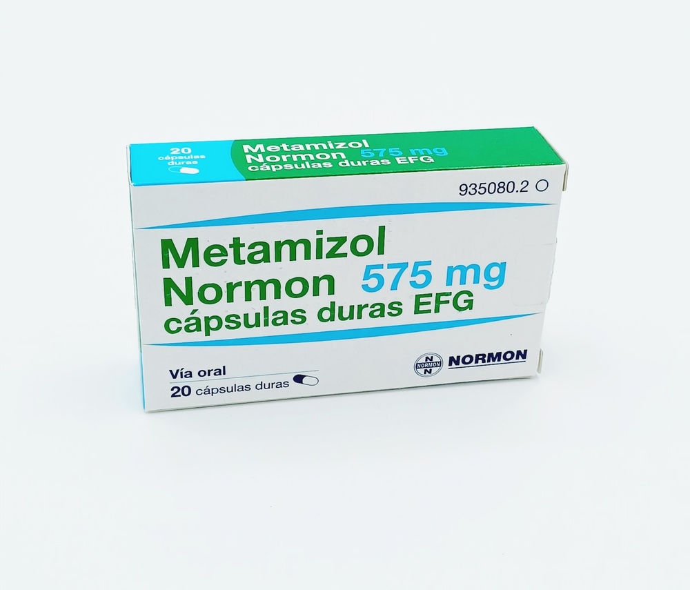 METAMIZOL VIR 575 mg CÁPSULAS DURAS
