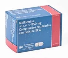 METFORMINA ALMUS PHARMA 850 mg COMPRIMIDOS REVESTIDOS POR PELÍCULA