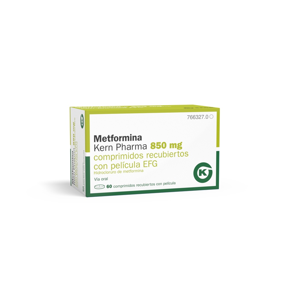 METFORMINA TARBIS 850 mg COMPRIMIDOS REVESTIDOS POR PELÍCULA